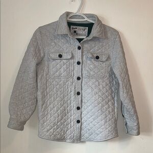Gray Quilted Jacket